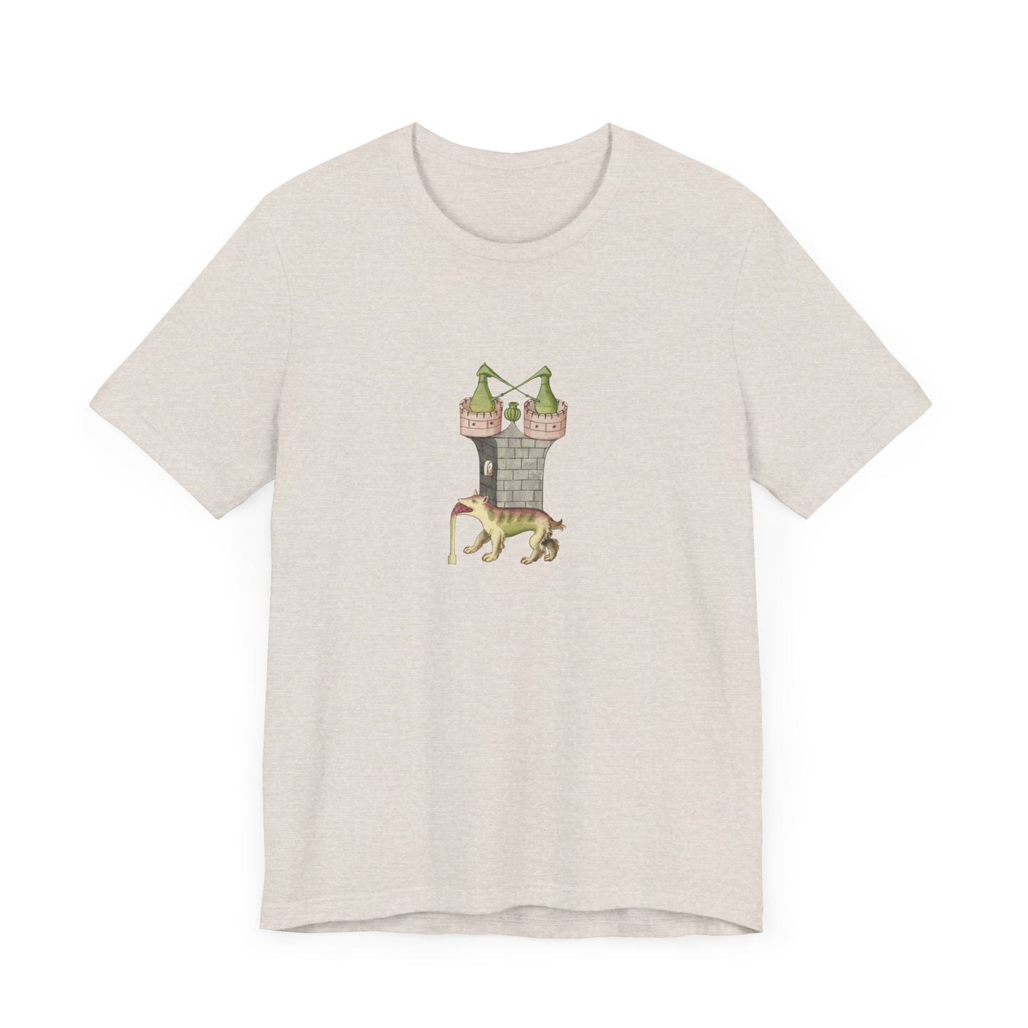 The Alchemical Tower & Vomiting Gold Dog Symbol Tee