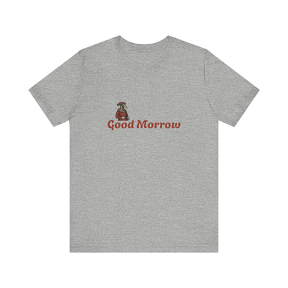 Hanseatic Art, Medieval Plague Doctor with Good Morrow Unisex Softstyle T-Shirt