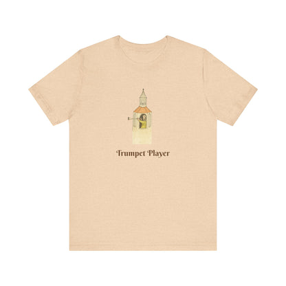 The Trumpet Player, Medieval Career Series, Peter the Bell Tower Herald T-shirt