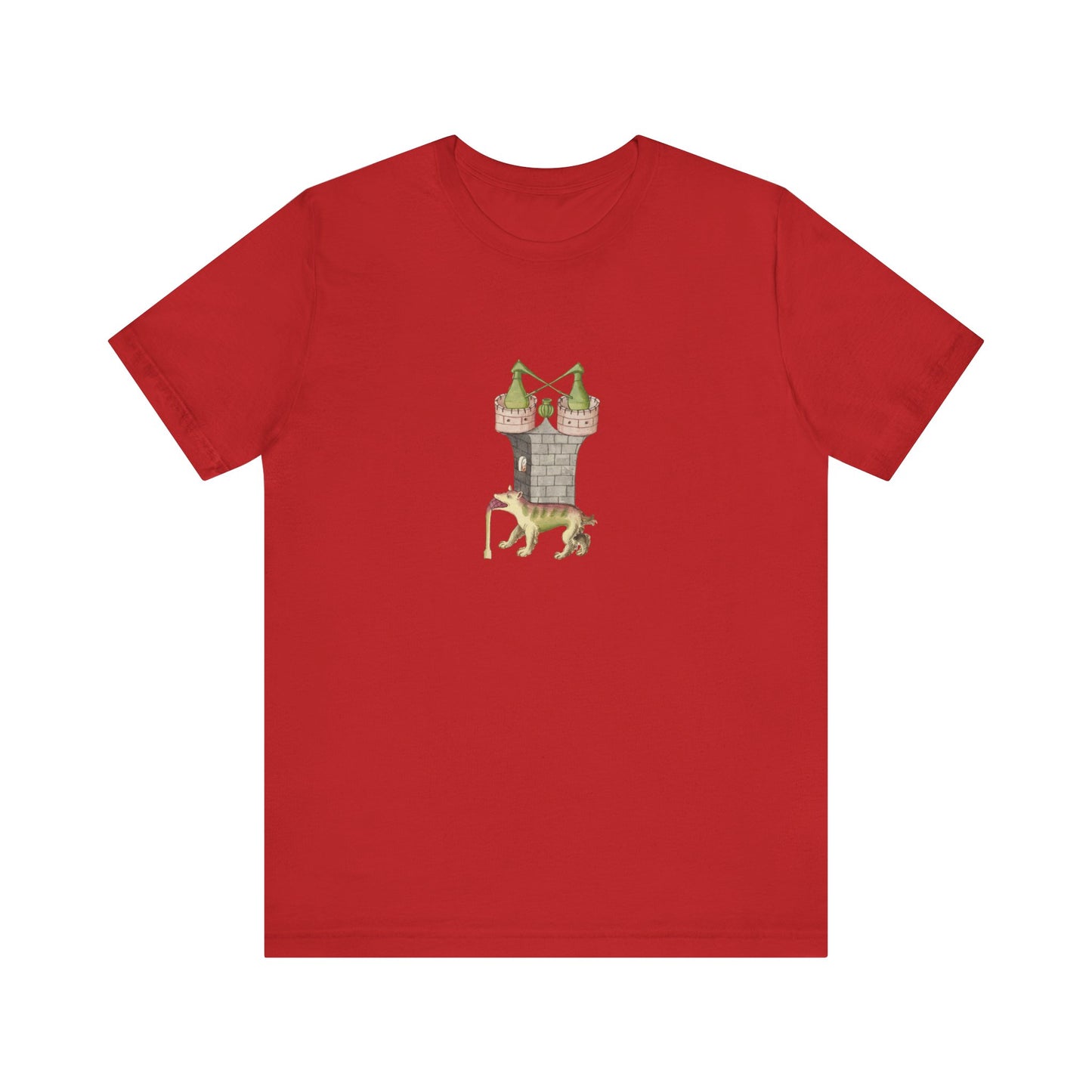 The Alchemical Tower & Vomiting Gold Dog Symbol Tee