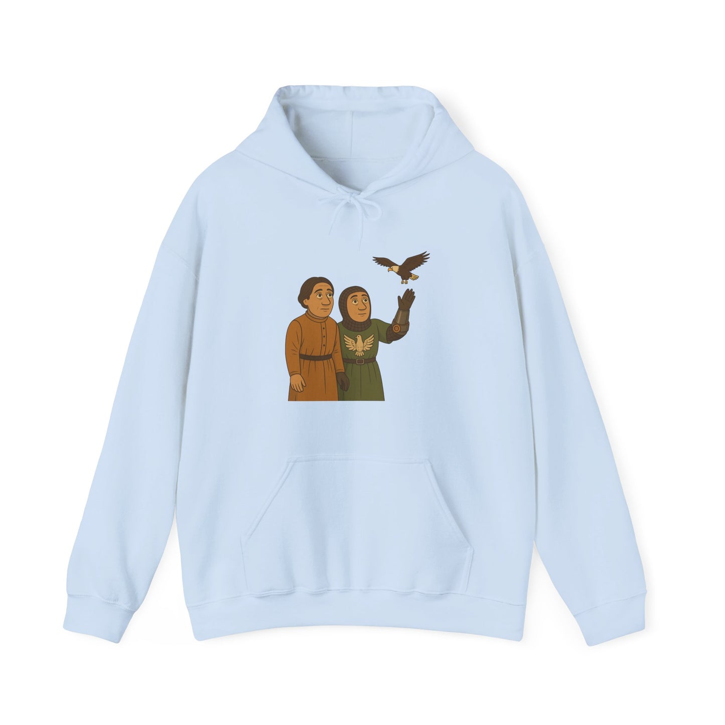 Knight & Falcon - Medieval Unisex Hoodie