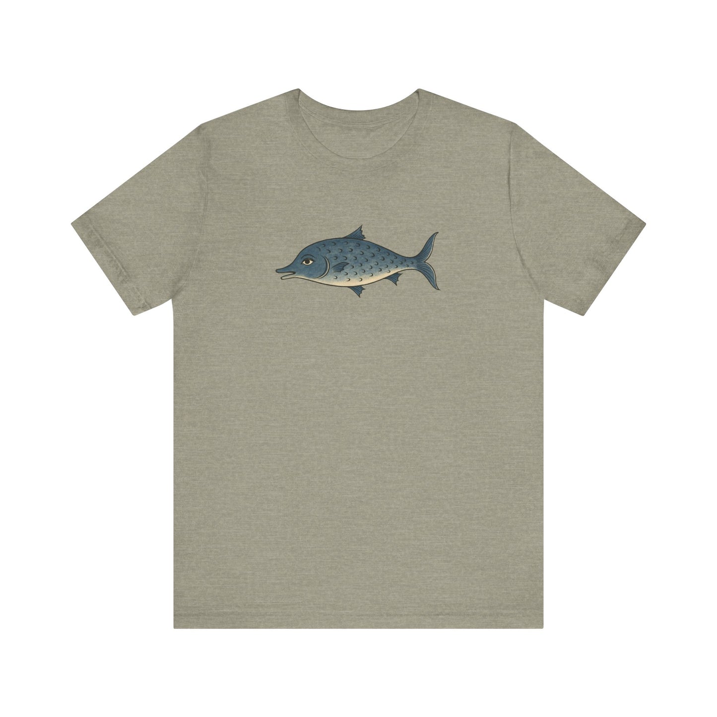 The Smiling Medieval Fish Art T-shirt