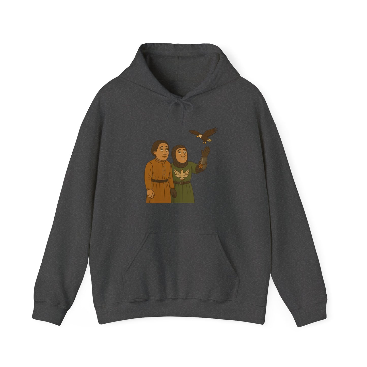 Knight & Falcon - Medieval Unisex Hoodie