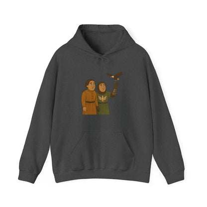 Knight & Falcon - Medieval Unisex Hoodie