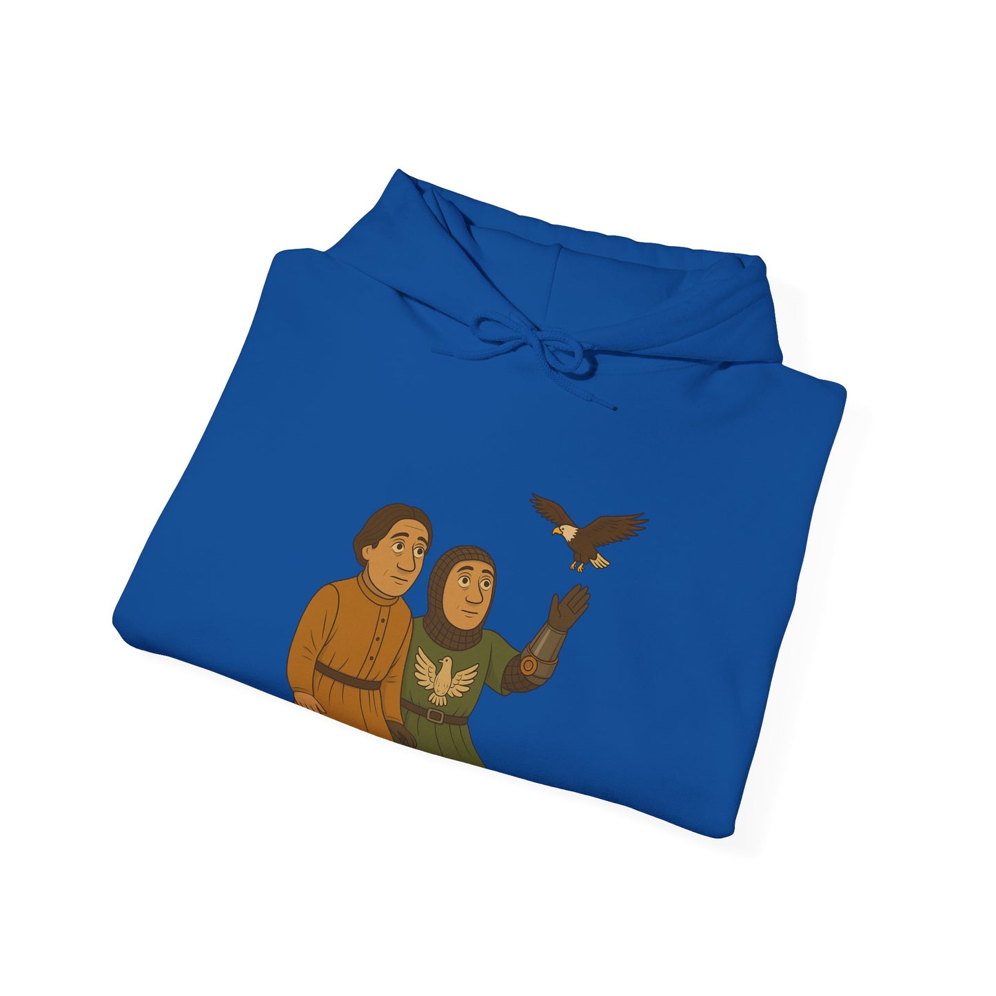Knight & Falcon - Medieval Unisex Hoodie