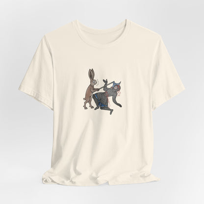 Killer Bunny, Remastered Marginalia Manuscript Art Tee