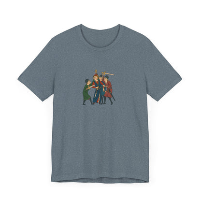 Reinmar von Brennenberg Tapestry, Codex Manesse, Medieval German Art Tee