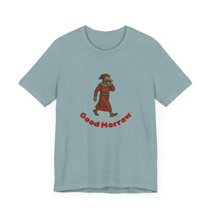 Hanseatic Art, Medieval Plague Doctor with Good Morrow Tee