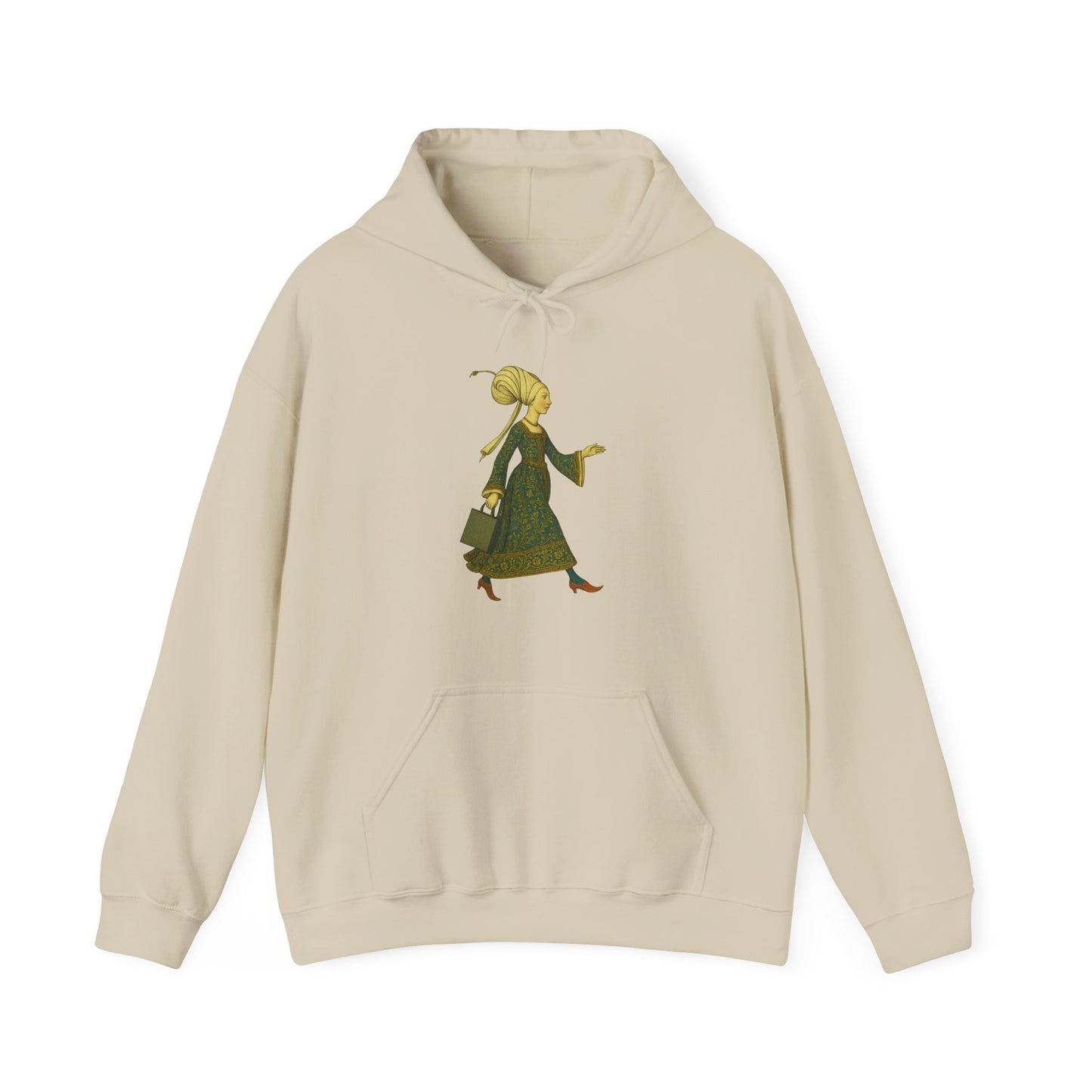 Lady of the Mall – Medieval Fashionista Unisex Hoodie