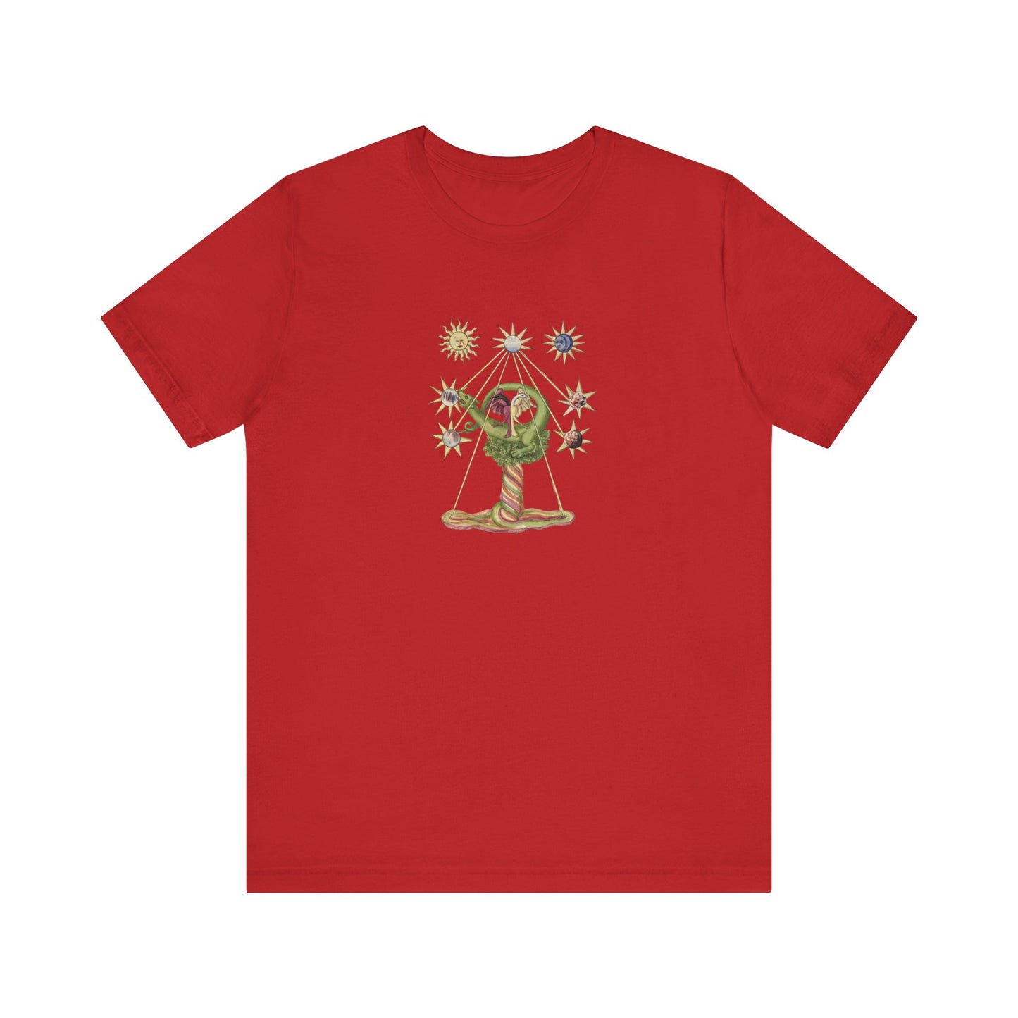 Alchemical Dragon and Two-Headed Bird T-Shirt
