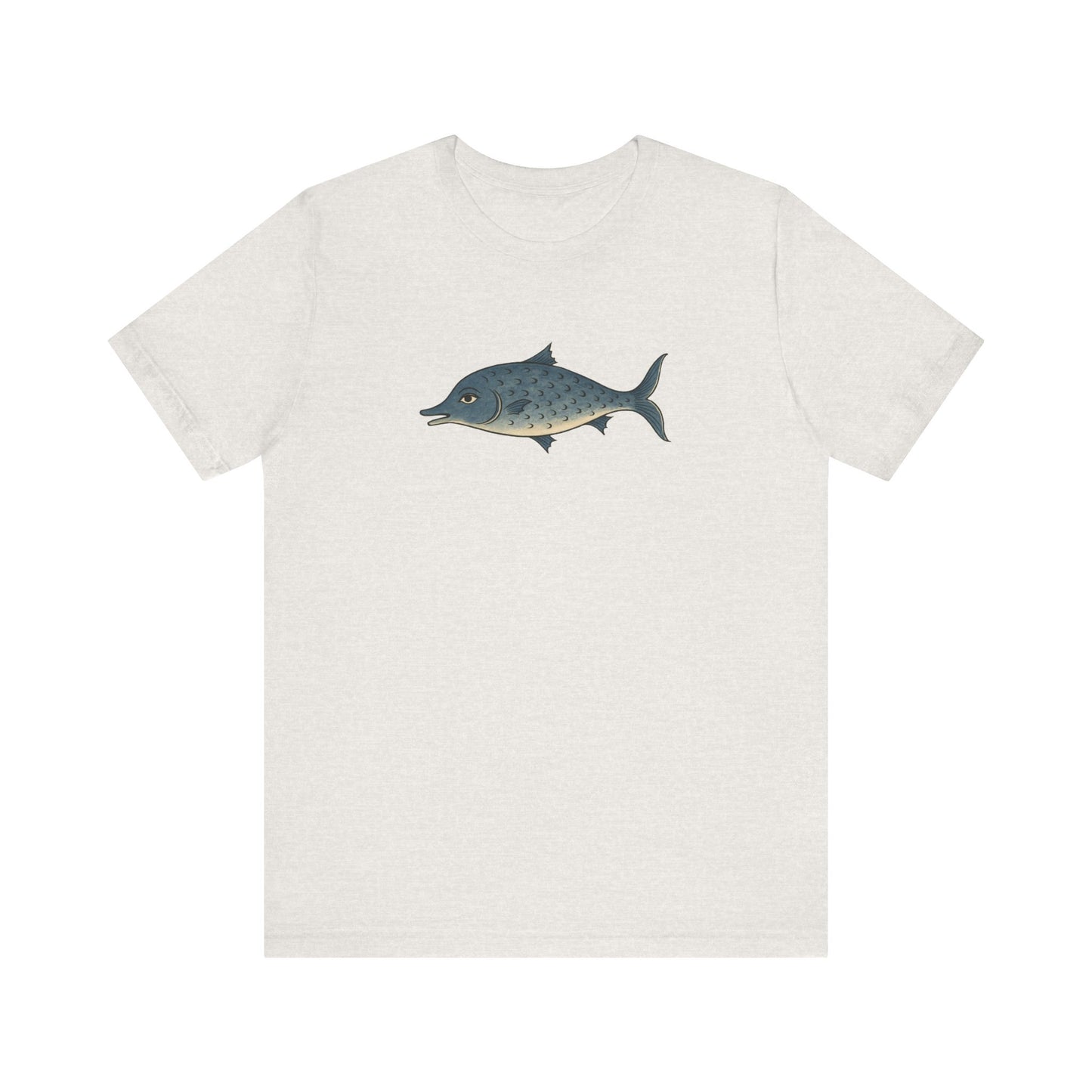 The Smiling Medieval Fish Art T-shirt