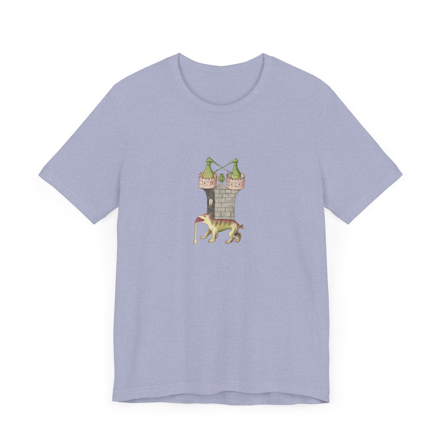 The Alchemical Tower & Vomiting Gold Dog Symbol Tee