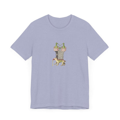 The Alchemical Tower & Vomiting Gold Dog Symbol Tee
