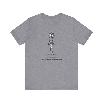 The Ice Cream Lover with Text T-shirt