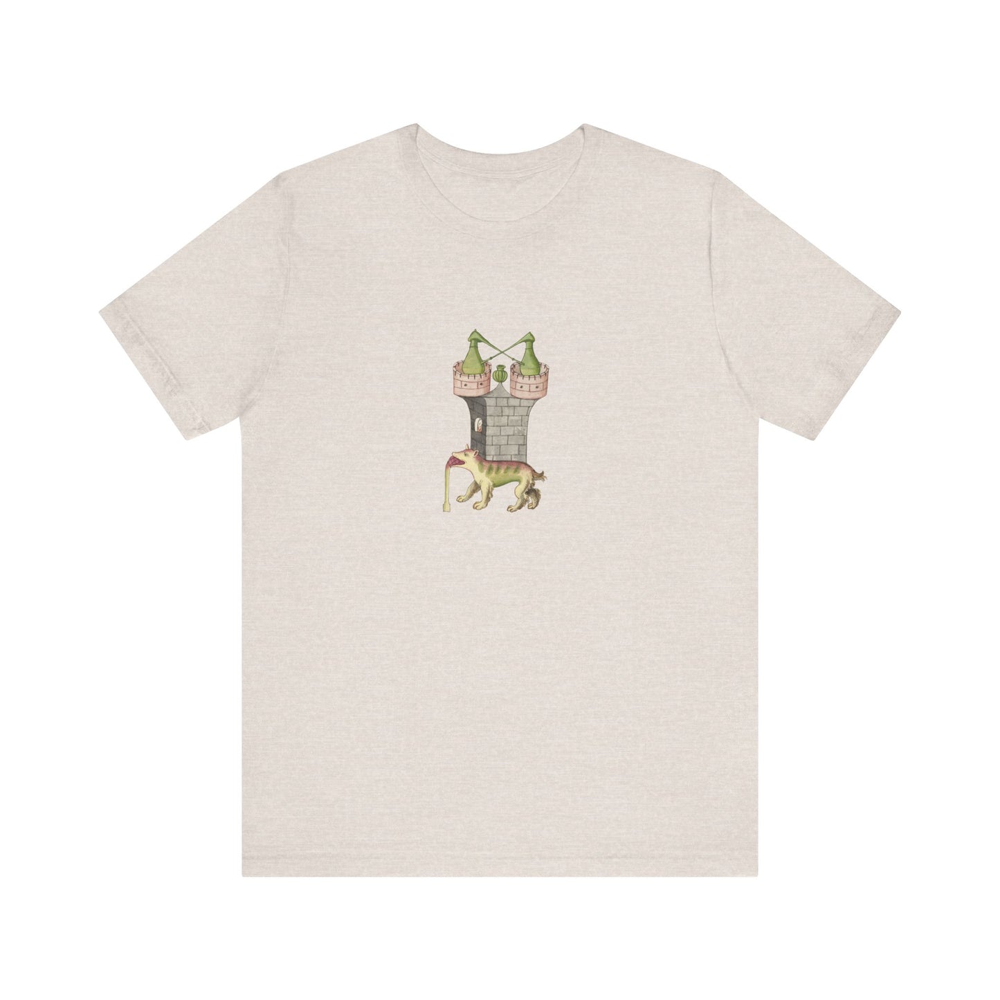 The Alchemical Tower & Vomiting Gold Dog Symbol Tee