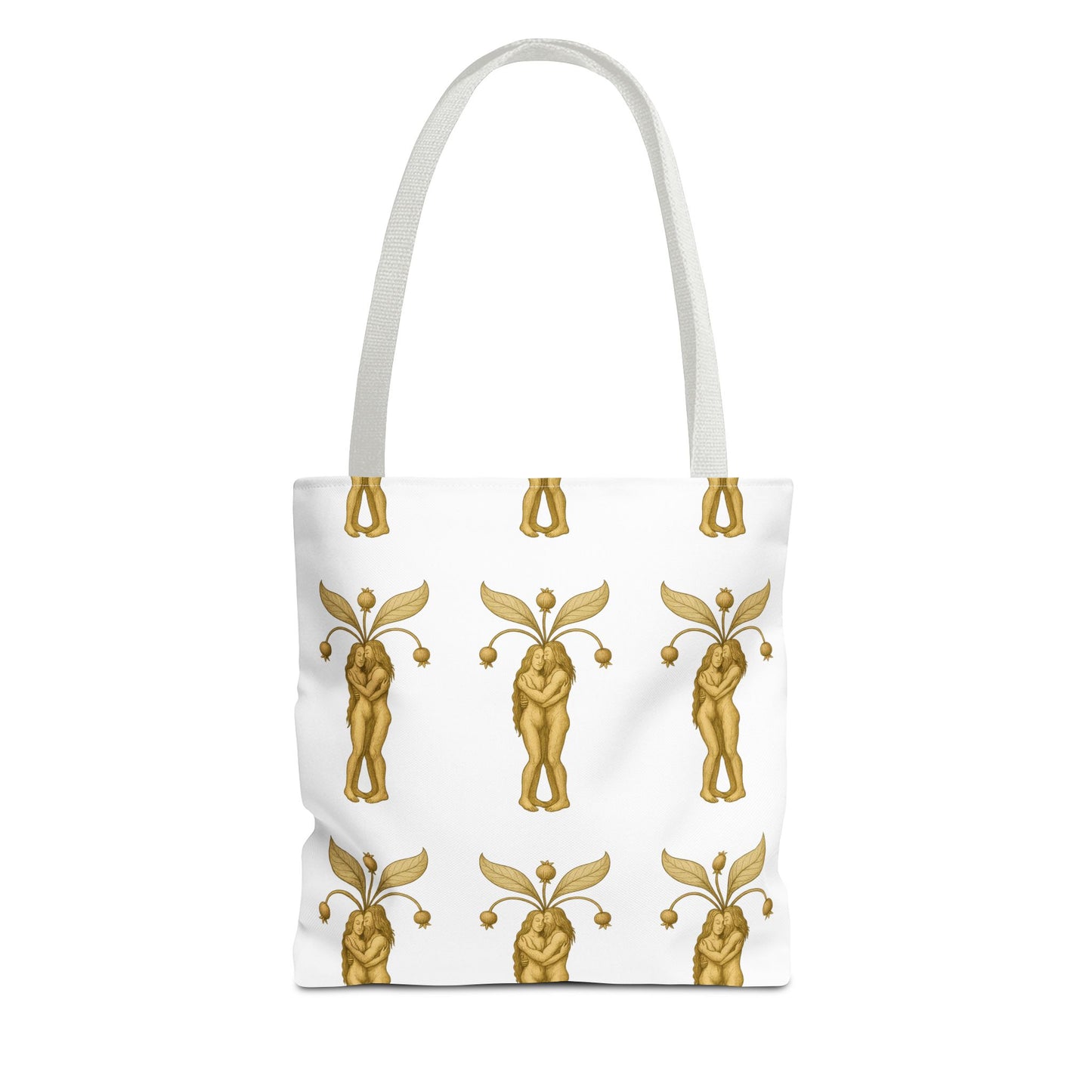Mandrakes in Love, Mythical Root Romance Tote Bag