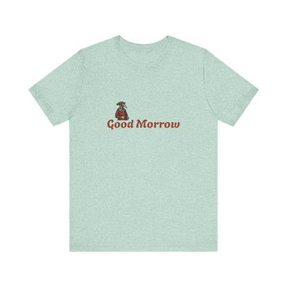 Hanseatic Art, Medieval Plague Doctor with Good Morrow Unisex Softstyle T-Shirt