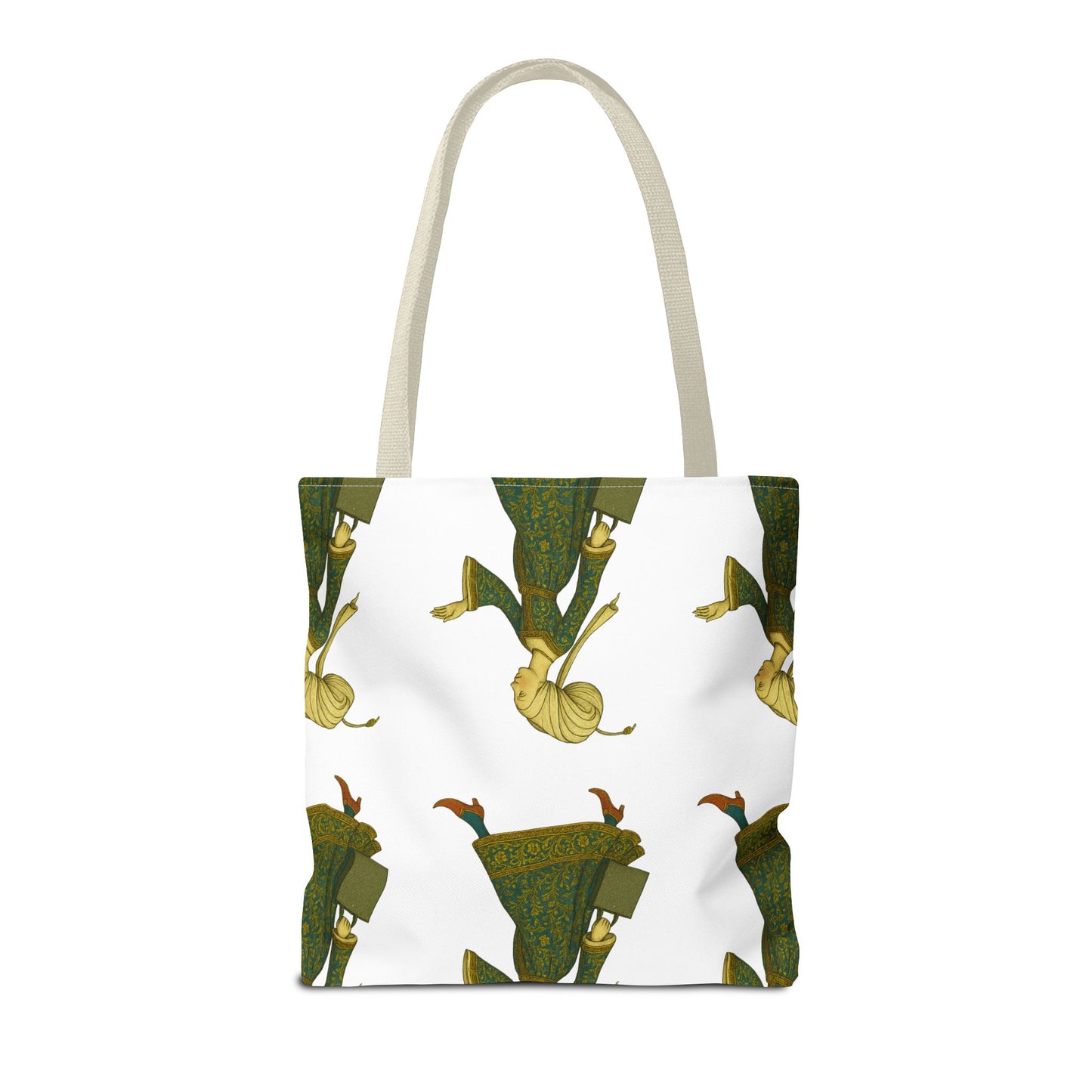 Lady of the Mall – Medieval Fashionista - Elegant Vintage Woman Tote Bag