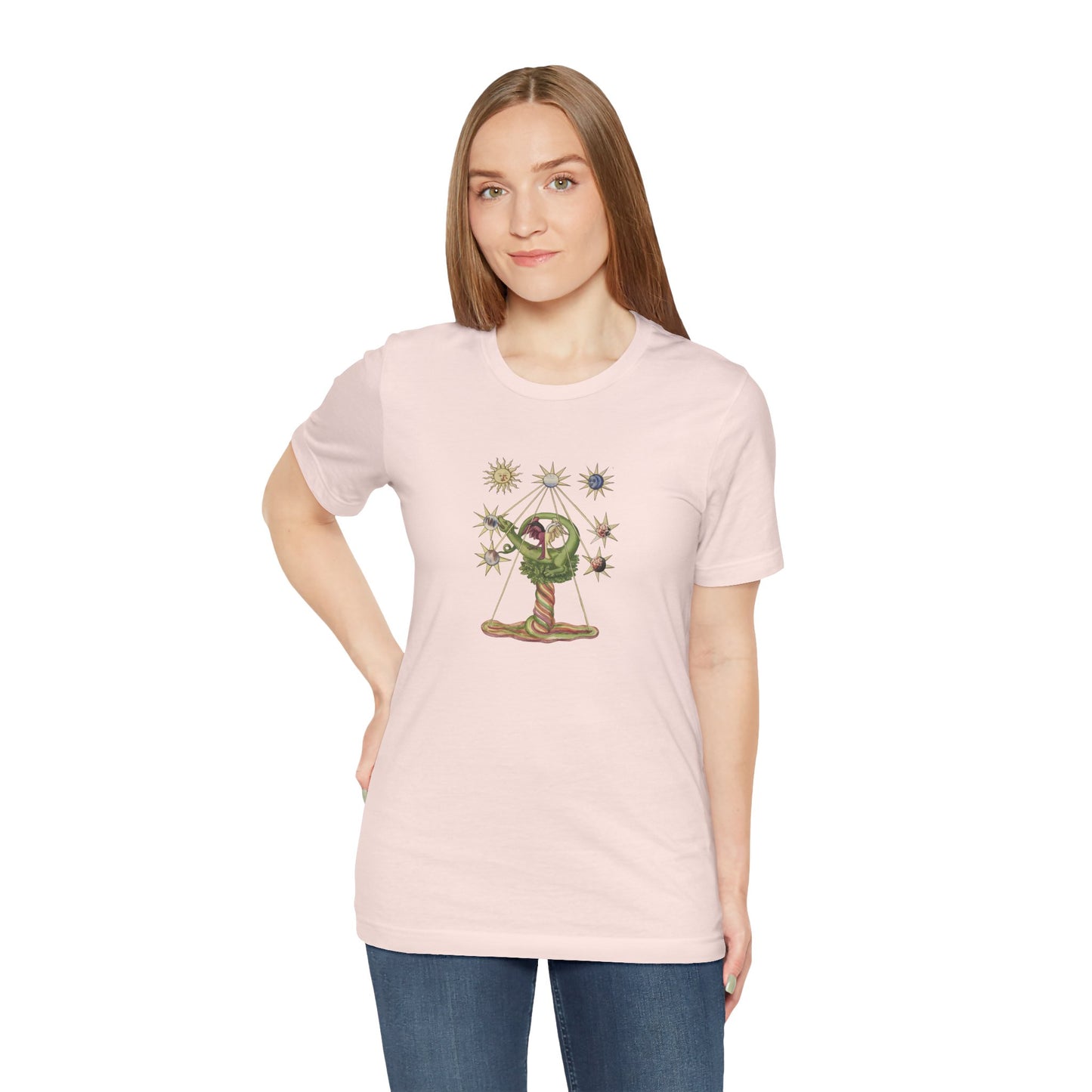 Alchemical Dragon and Two-Headed Bird T-Shirt