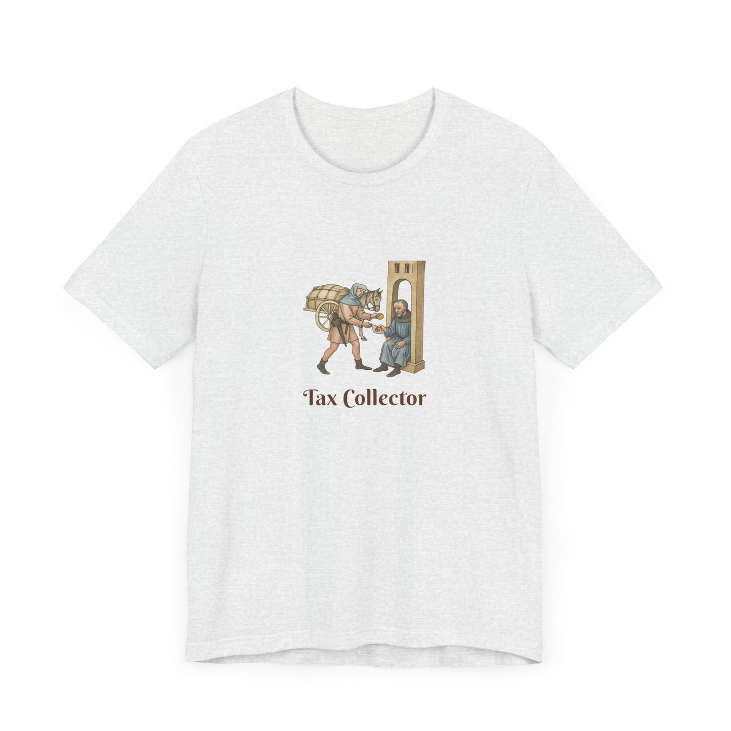 Medieval Career Series,The Tax Collector Manuscript T-shirt