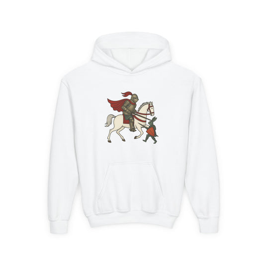 Knight & Hare - Medieval Humor - Kid's Hoodie