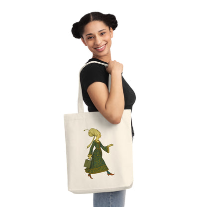 Lady of the Mall – Medieval Fashionista - Woven Tote Bag