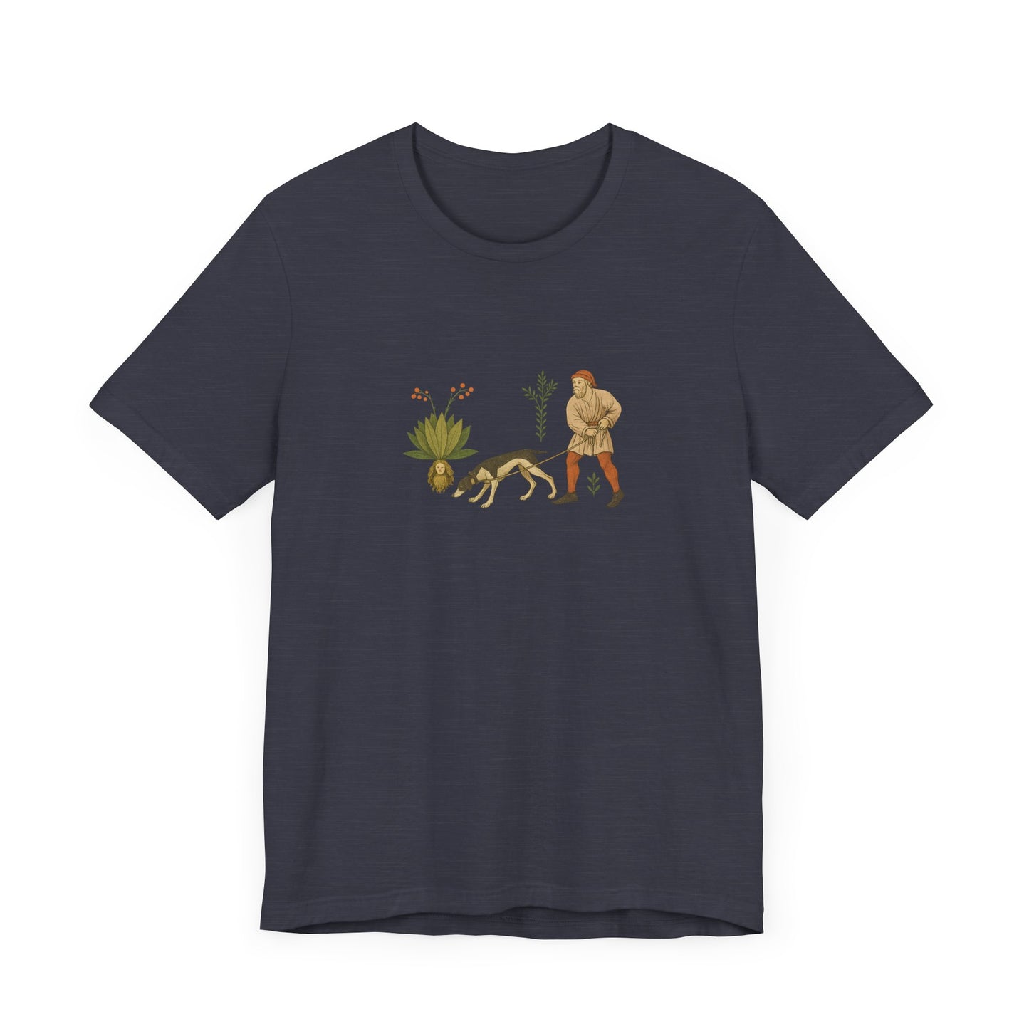 Good Medicine Dogge, Medieval Art Tacuinum Sanitatis Unisex Tee