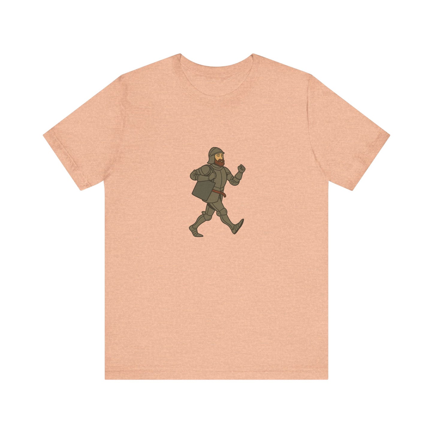 Knight on the Go - Medieval Humor - Urban Chivalry Unisex Heavy Cotton Women T-shirt