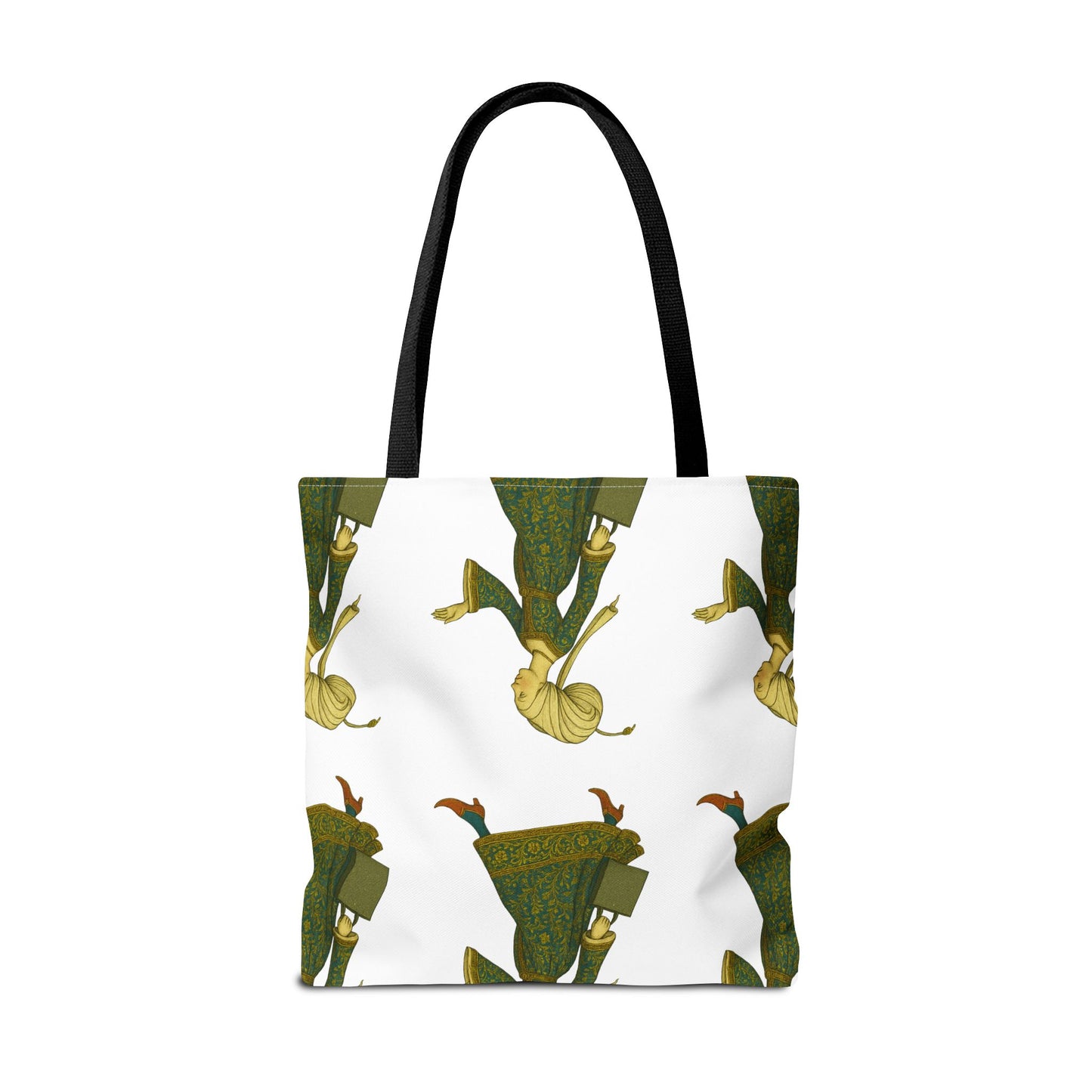 Lady of the Mall – Medieval Fashionista - Elegant Vintage Woman Tote Bag