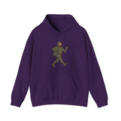 Knight on the Go - Medieval Humor - Playful Adventure Hoodie