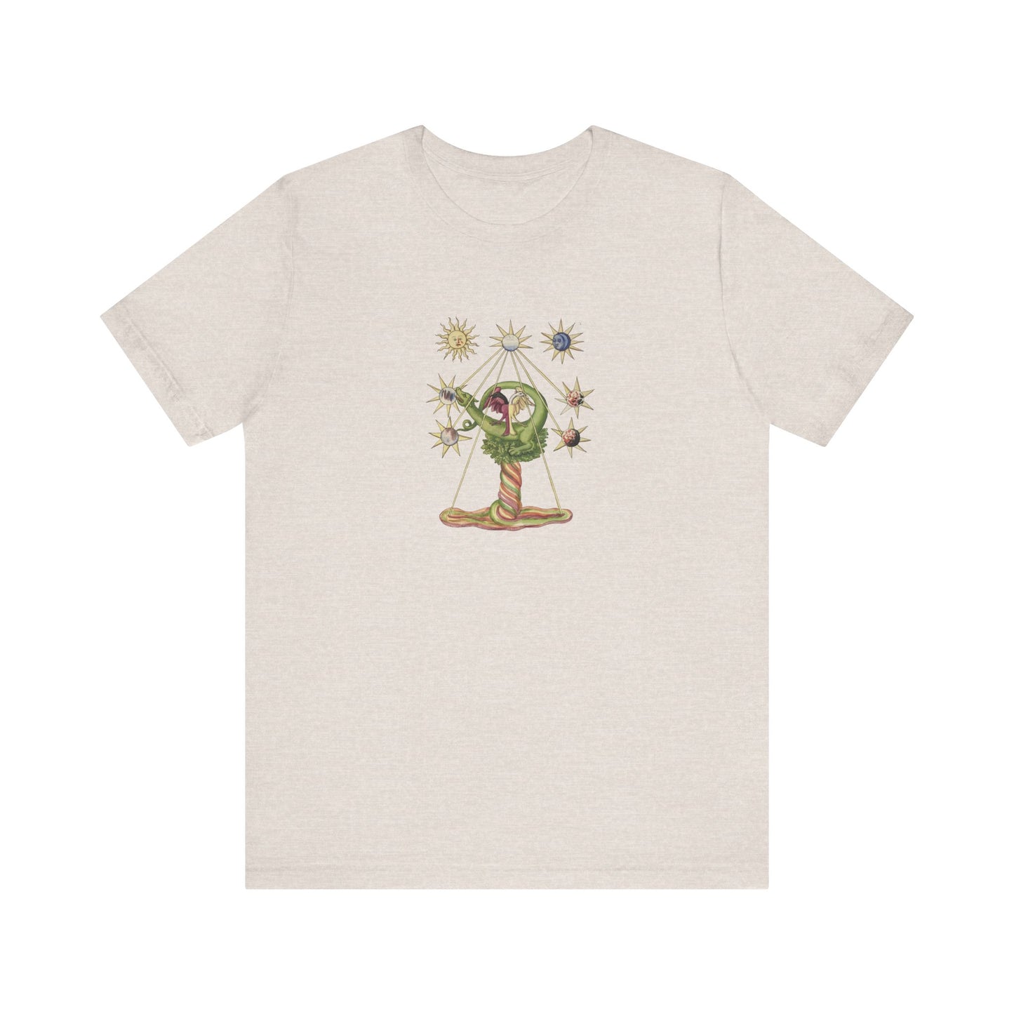 Alchemical Dragon and Two-Headed Bird T-Shirt