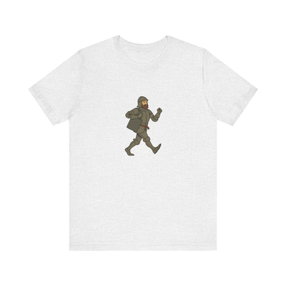Knight on the Go - Medieval Humor - Urban Chivalry Unisex Heavy Cotton T-shirt