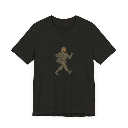 Knight on the Go - Medieval Humor - Urban Chivalry Unisex Heavy Cotton Women T-shirt