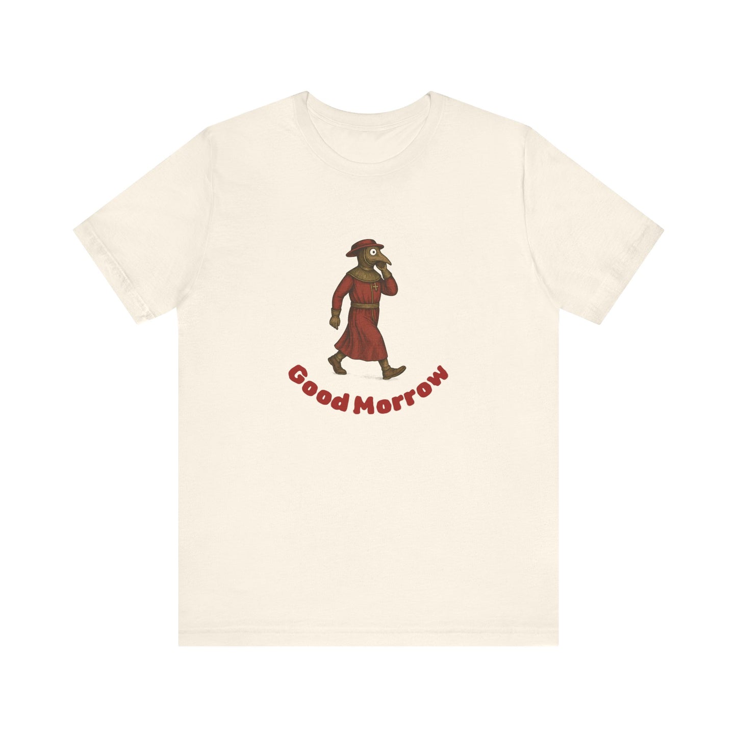 Hanseatic Art, Medieval Plague Doctor with Good Morrow Tee