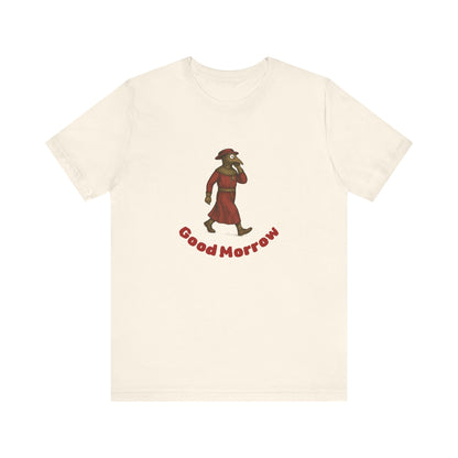 Hanseatic Art, Medieval Plague Doctor with Good Morrow Tee