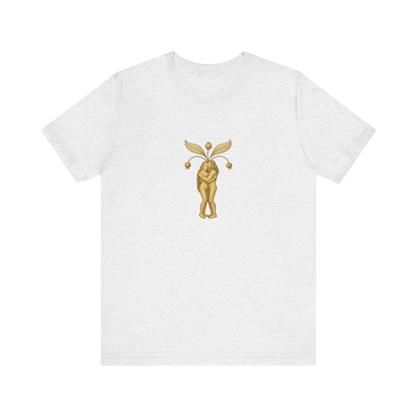 Big Mandrakes in Love, Mythical Root Romance Unisex Heavy Cotton Tee