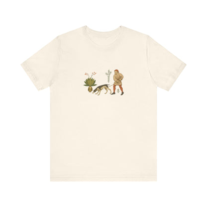 Good Medicine Dogge, Medieval Art Tacuinum Sanitatis Unisex Tee