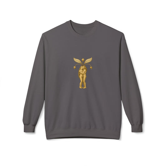 Mandrakes in Love, Mythical Root Romance Unisex Sweatshirt