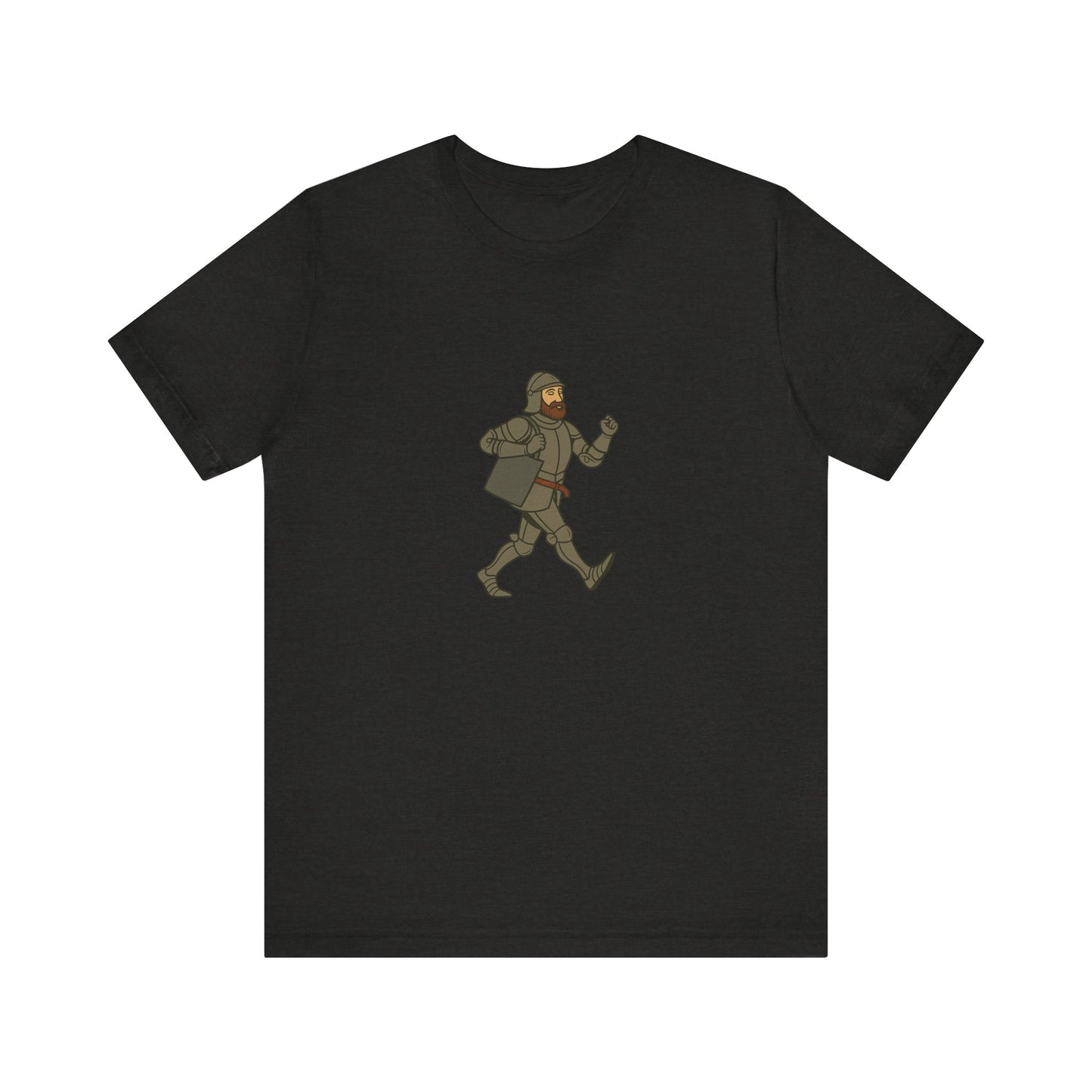 Knight on the Go - Medieval Humor - Urban Chivalry Unisex Heavy Cotton Women T-shirt