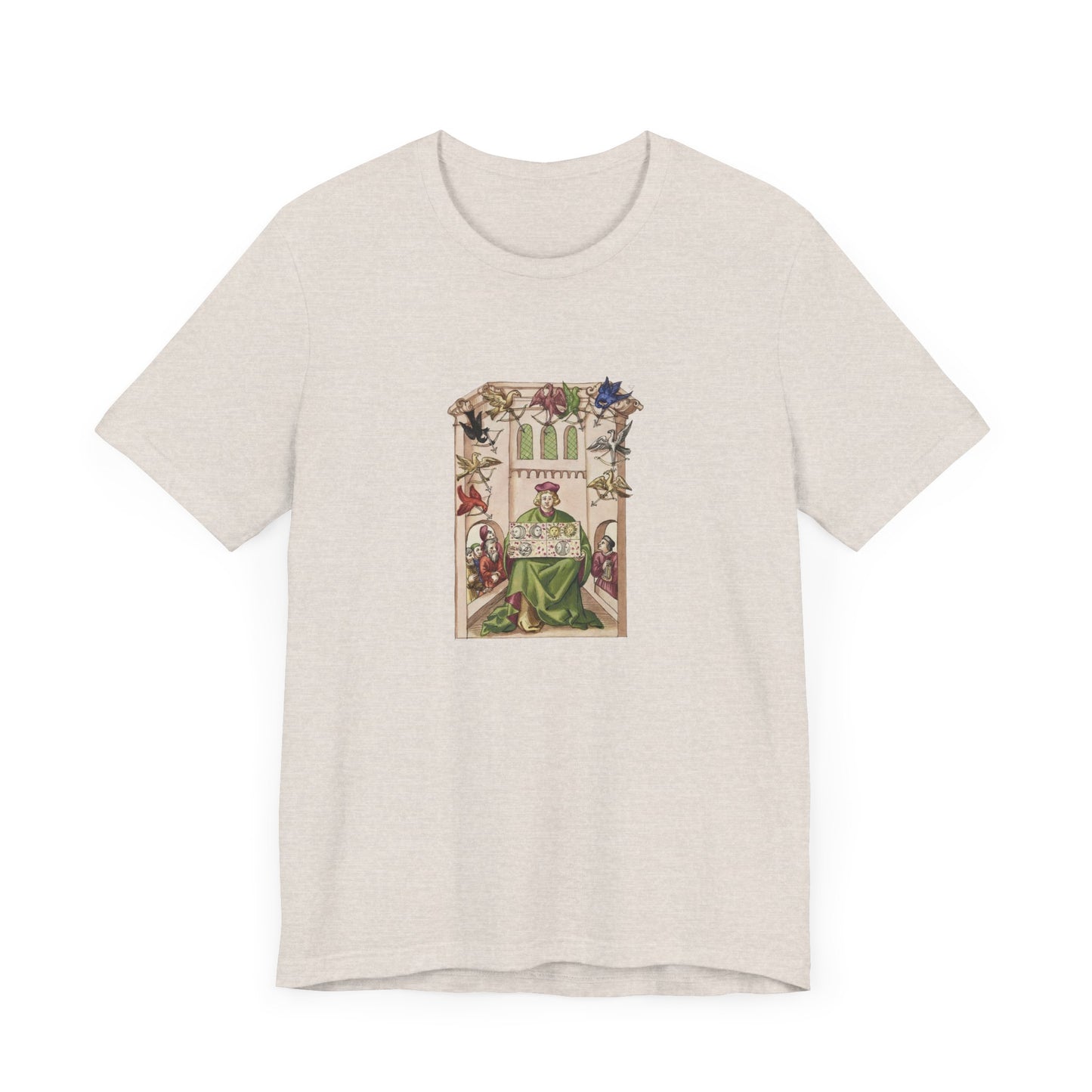 The Master of the Birds, Alchemical Cosmology from Cod. Pal. Lat. 1885 Tee