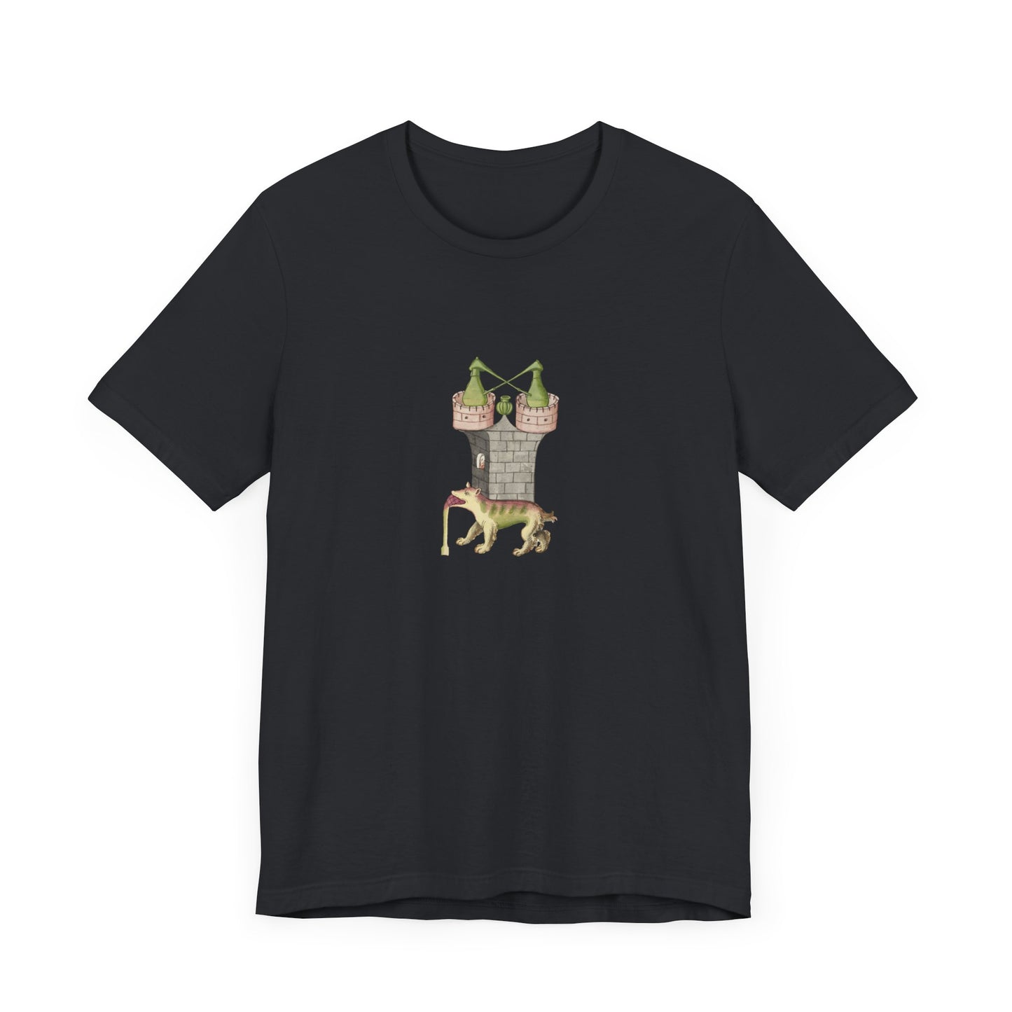 The Alchemical Tower & Vomiting Gold Dog Symbol Tee