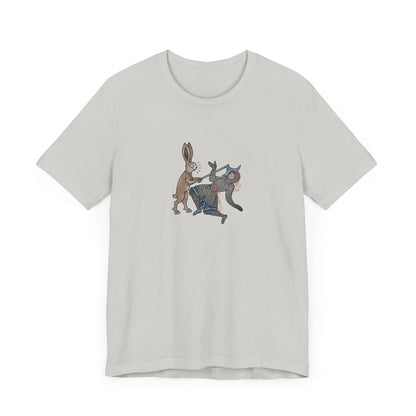 Killer Bunny, Remastered Marginalia Manuscript Art Tee