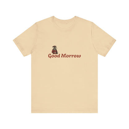 Hanseatic Art, Medieval Plague Doctor with Good Morrow Unisex Softstyle T-Shirt