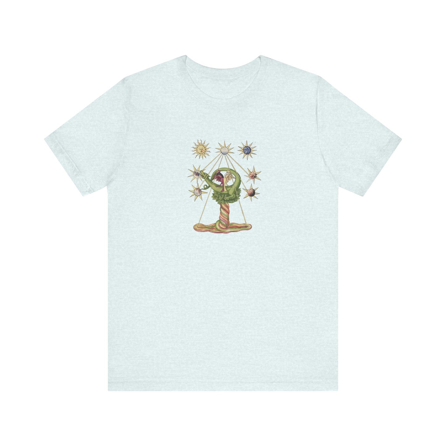 Alchemical Dragon and Two-Headed Bird T-Shirt