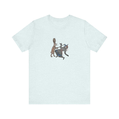 Killer Bunny, Remastered Marginalia Manuscript Art Tee