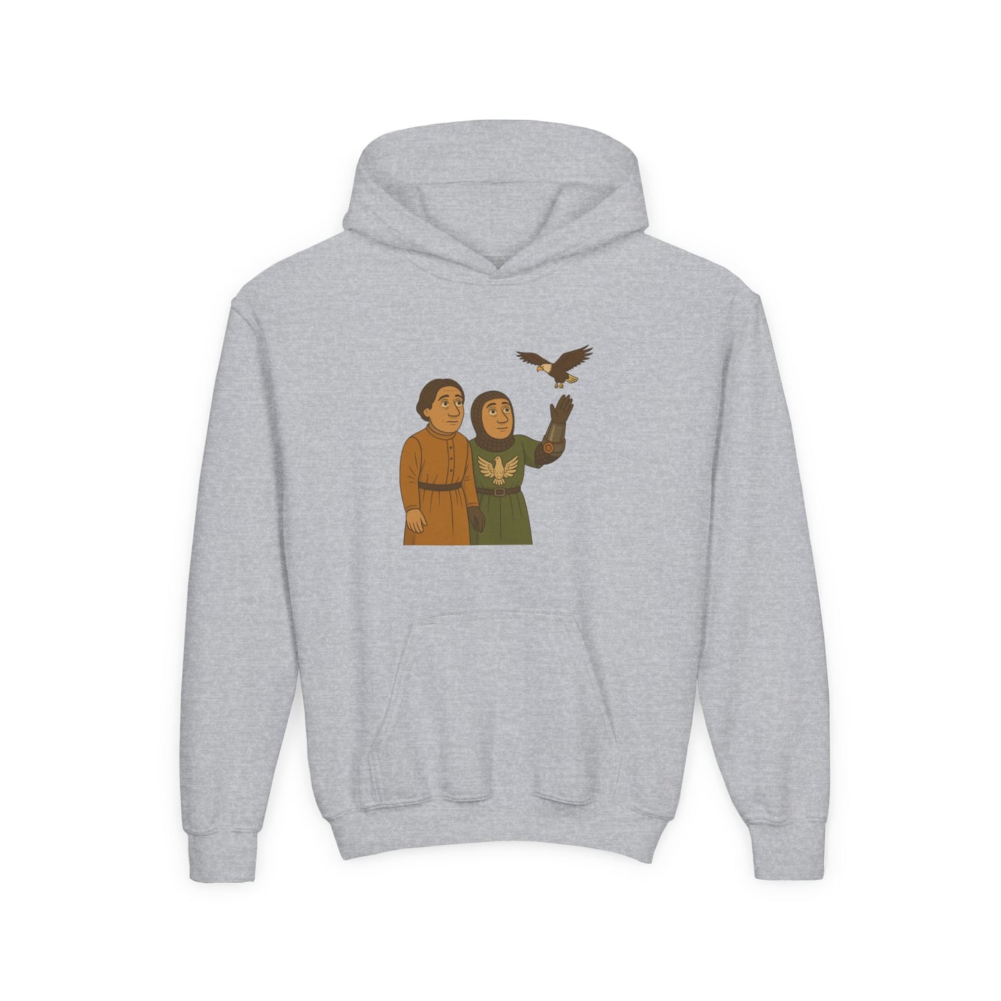 Knight & Falcon - Medieval Cool Sweatshirt for Kids