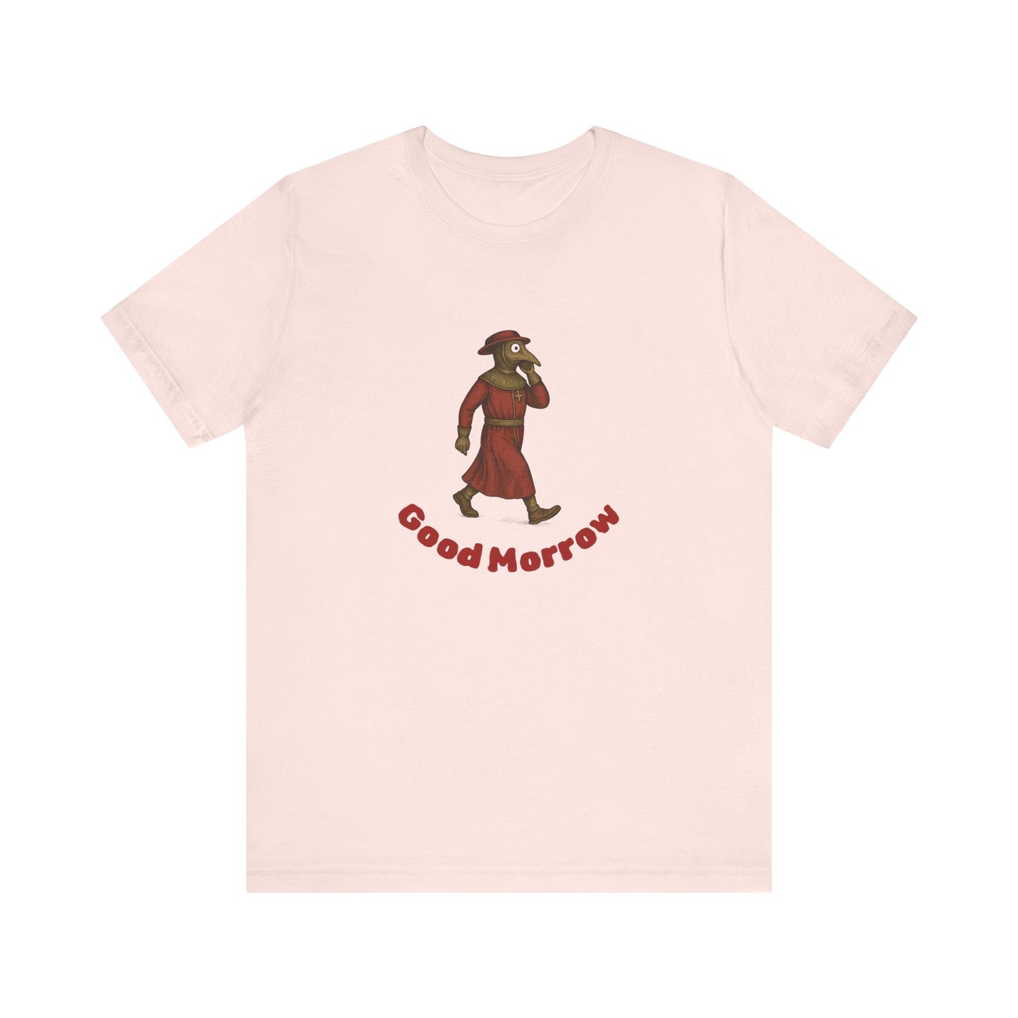 Hanseatic Art, Medieval Plague Doctor with Good Morrow Tee