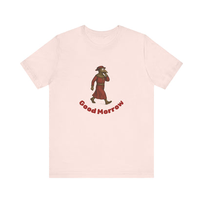 Hanseatic Art, Medieval Plague Doctor with Good Morrow Tee
