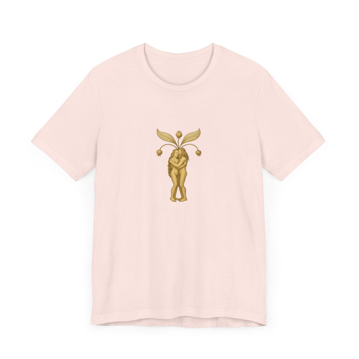Big Mandrakes in Love, Mythical Root Romance Unisex Heavy Cotton Tee