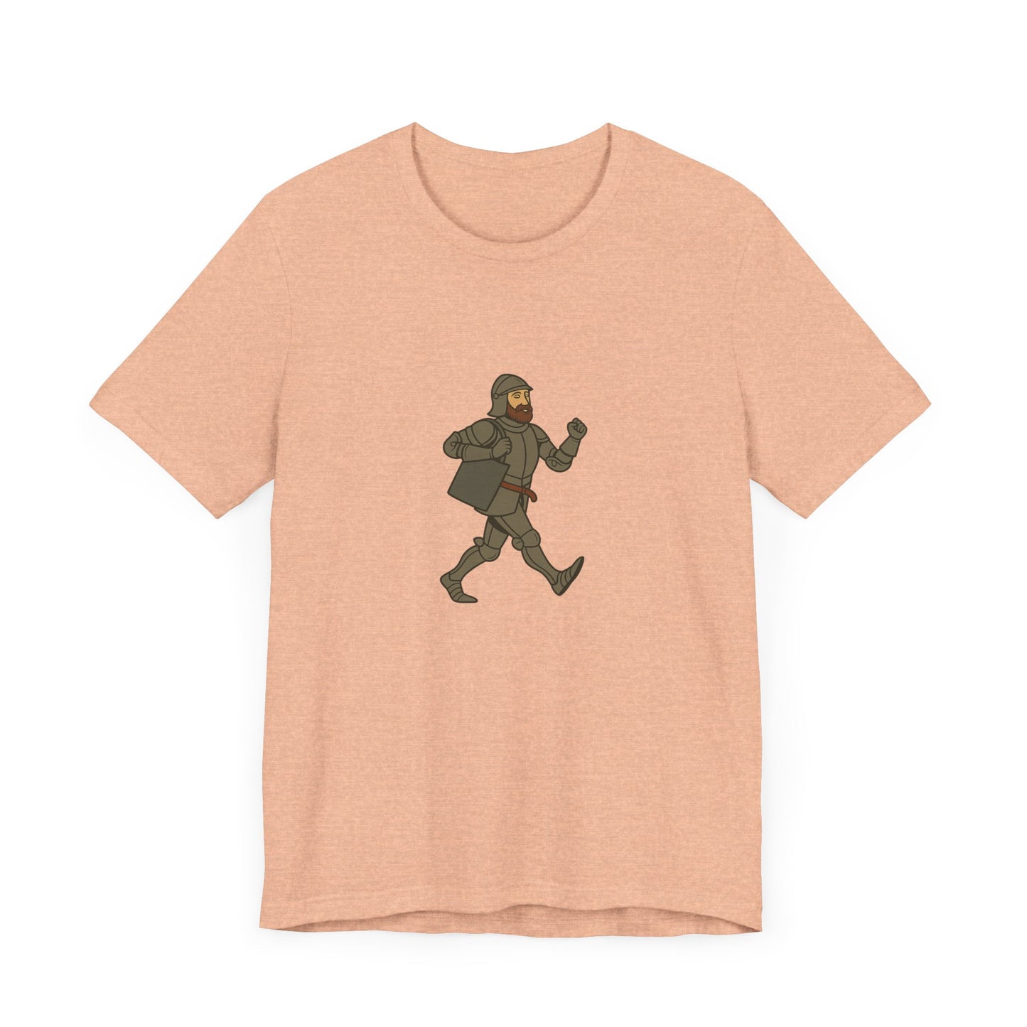 Knight on the Go - Medieval Humor - Urban Chivalry Unisex Heavy Cotton Women T-shirt